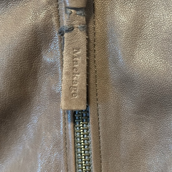 Aritzia Mackage leather bomber jacket - Picture 3 of 8